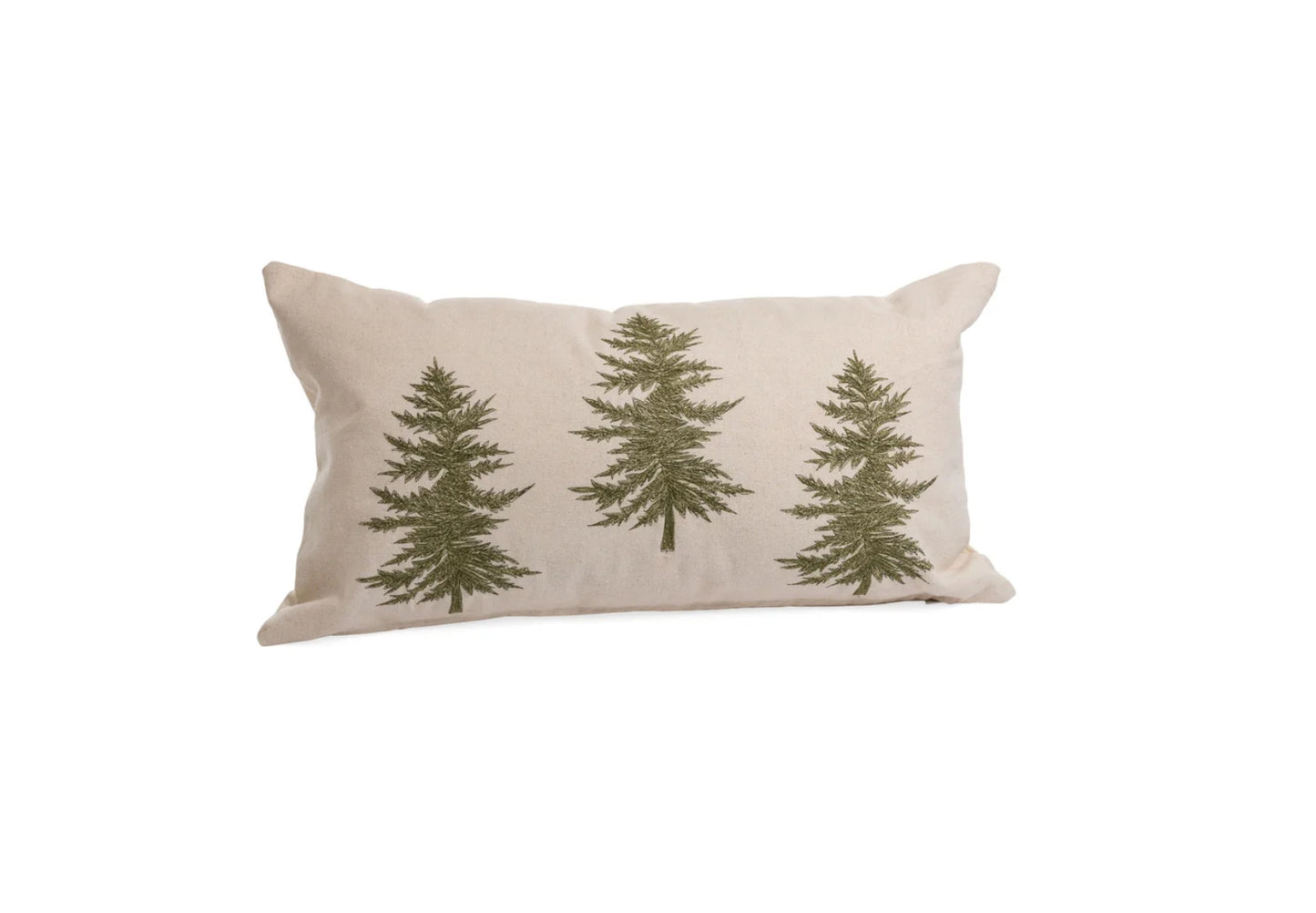 Embroidered Tree Pillow