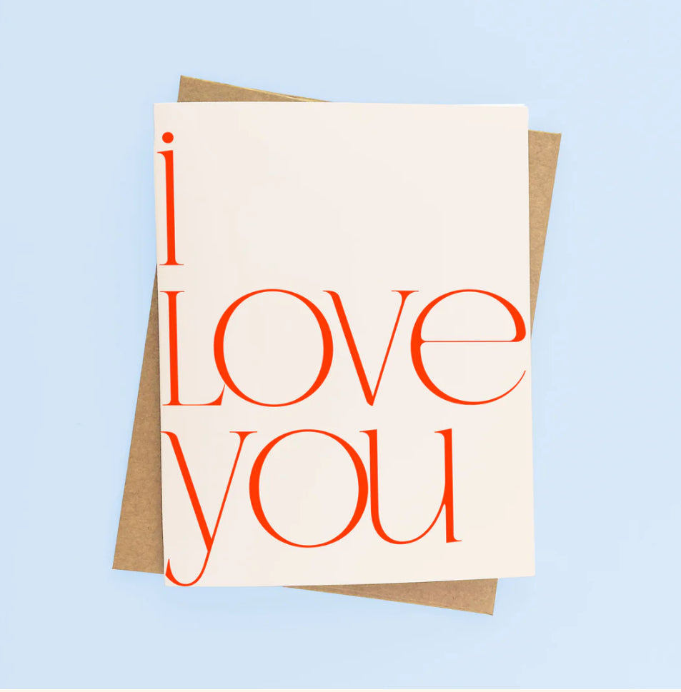 I Love You Card