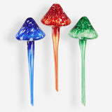 Glass Watering Mushroom Stake