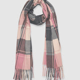 Glasgow Scarf - Pink Check