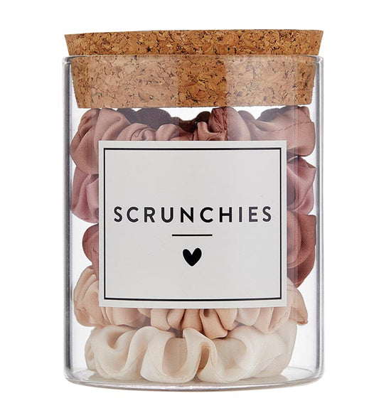 Satin Scrunchies Jar