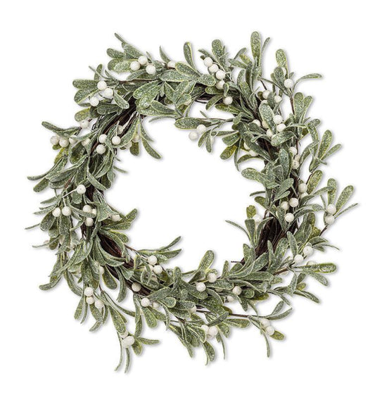 Frost Mistletoe Wreath