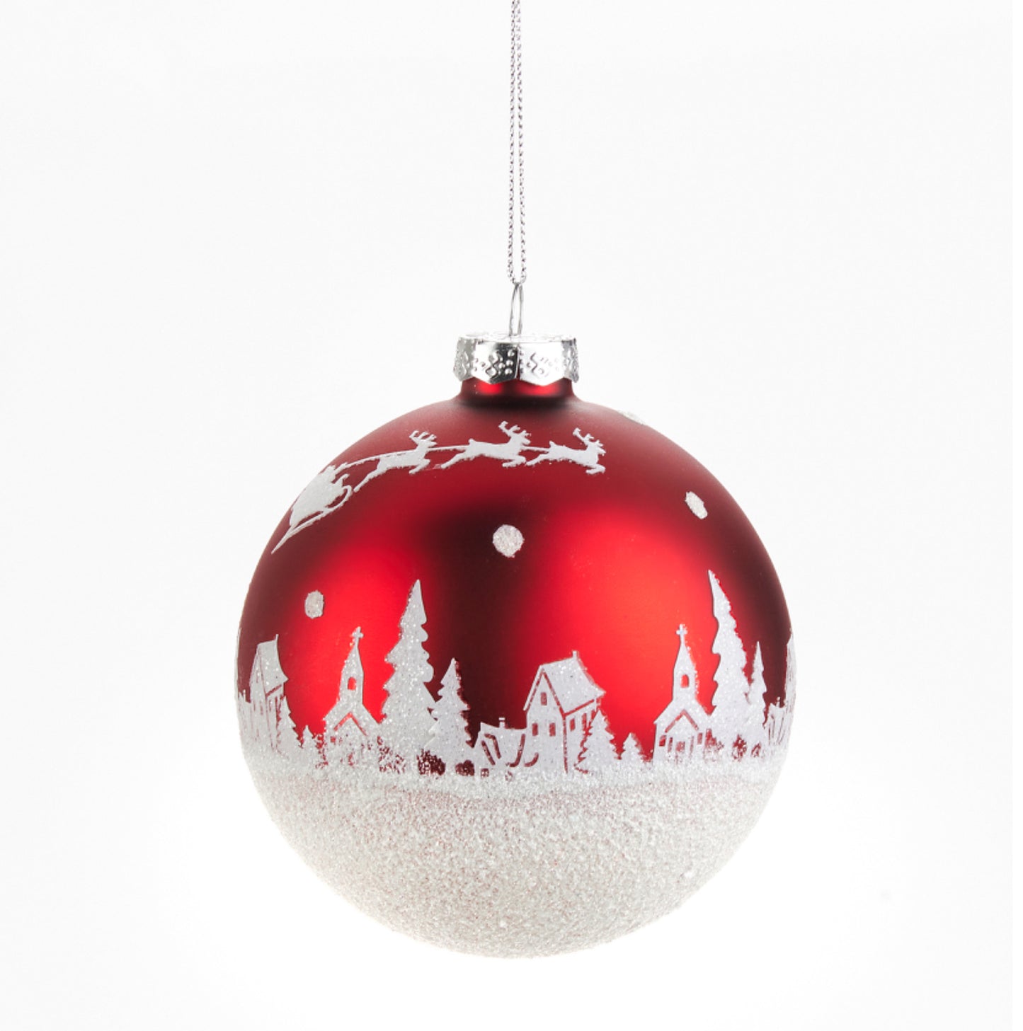 Santa & Sleigh Ornament