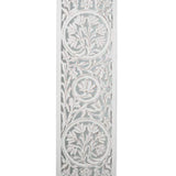 Rustic Carved Wooden Mirror Wall Decor