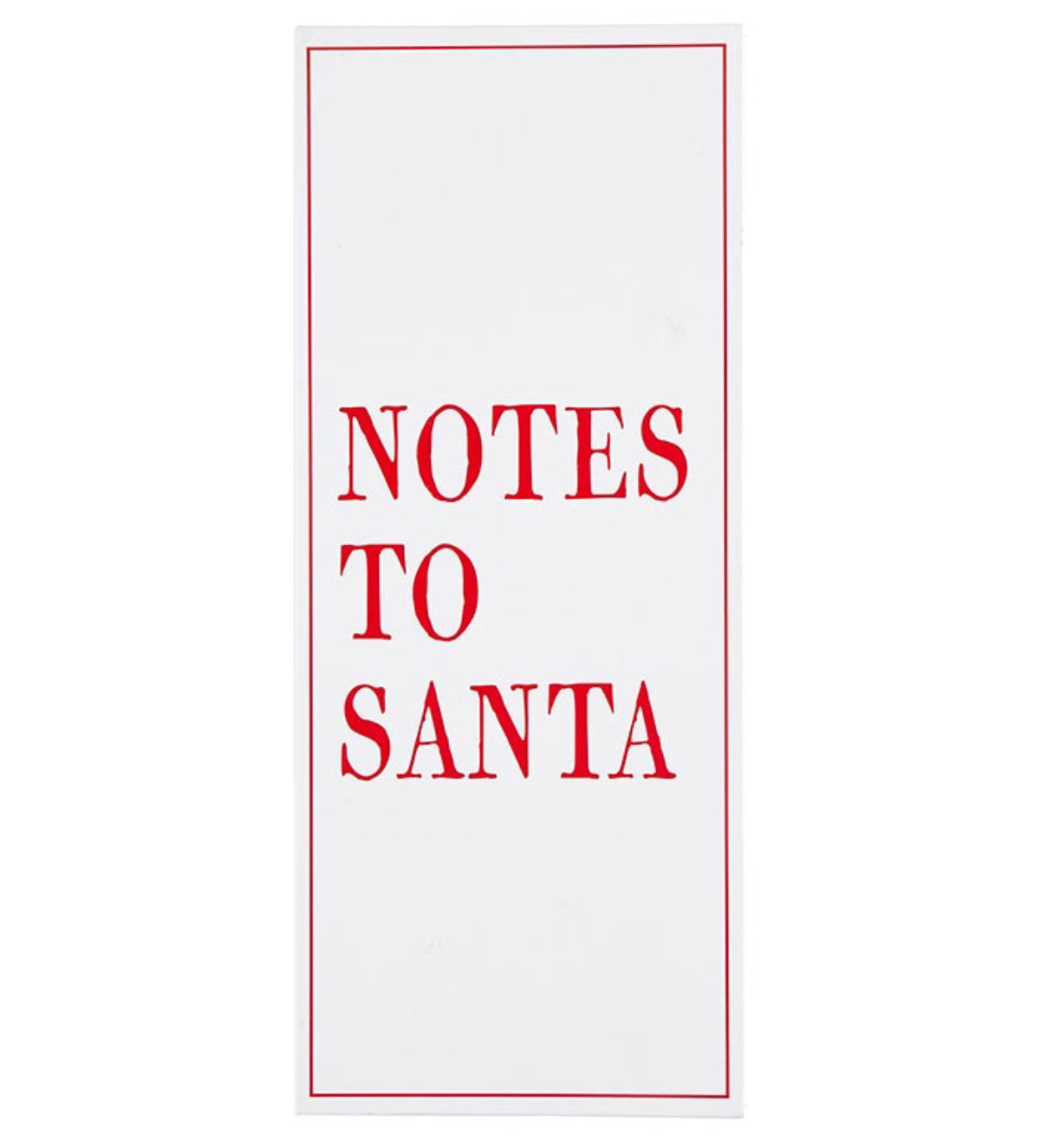 Notes To Santa List Pad