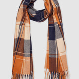 Glasgow Scarf - Navy Check