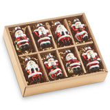 Mini Santa Ornament Box Set