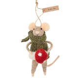 Mouse Ornament - Toadstool Tilda