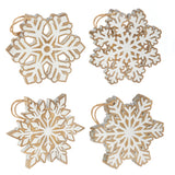 Snowflake Ornament - 4 Asst