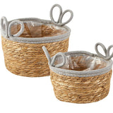 Grey Handle Basket