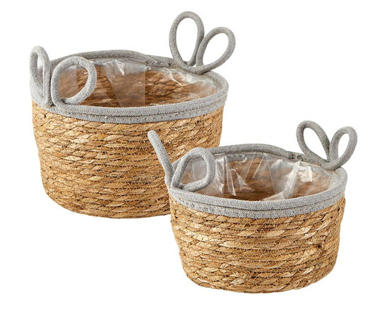 Grey Handle Basket