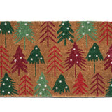 Festive Christmas Tree Doormat