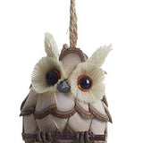 Sisal Holiday Owl Ornament