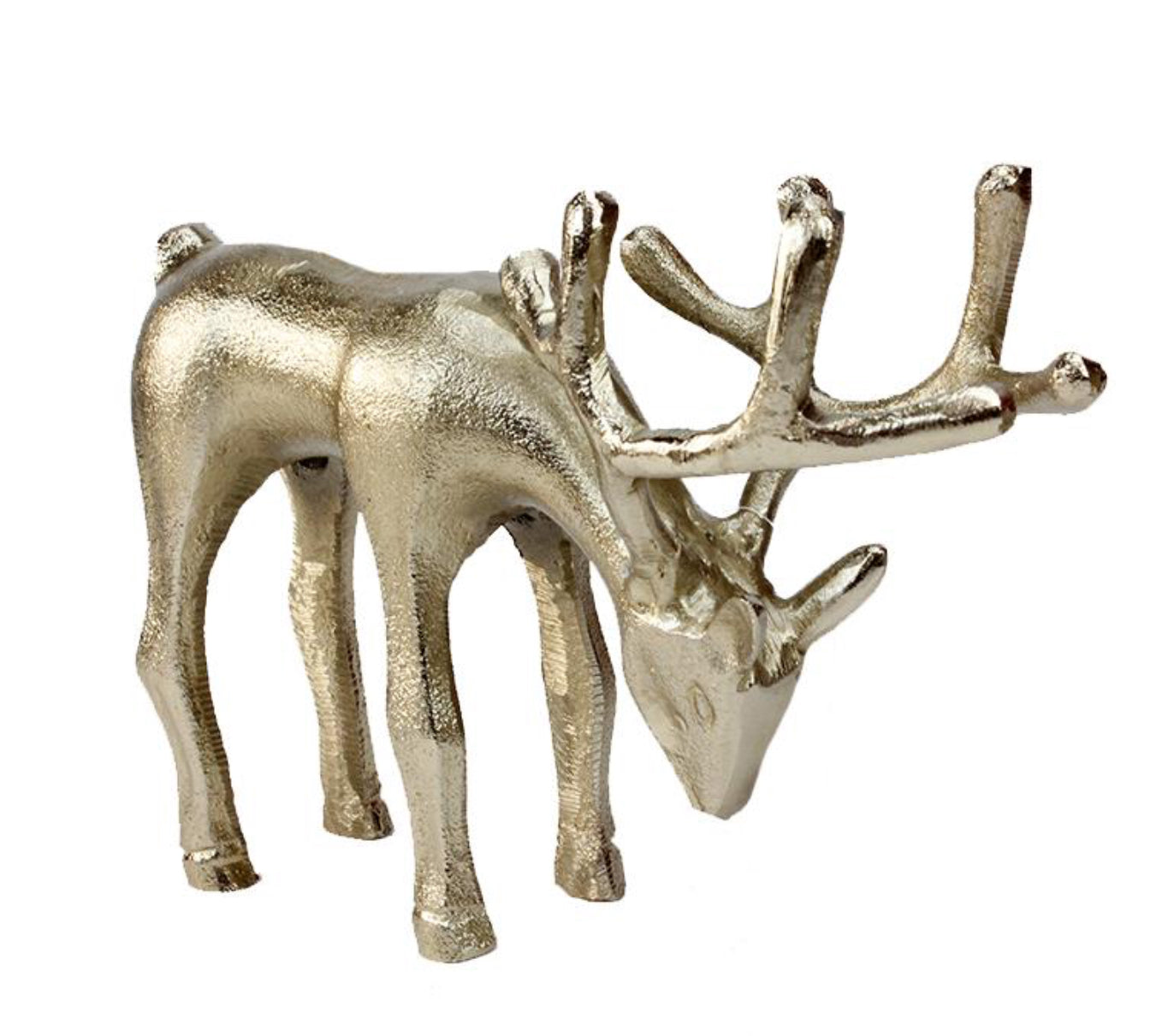 Gold Reindeer Decor