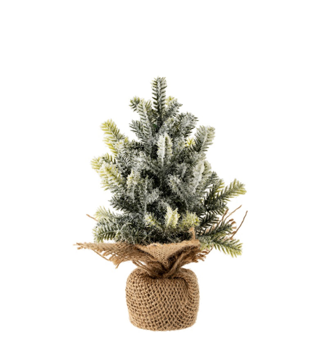 Frosted Pine Tabletop Tree