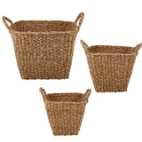 Square Woven Handled Basket