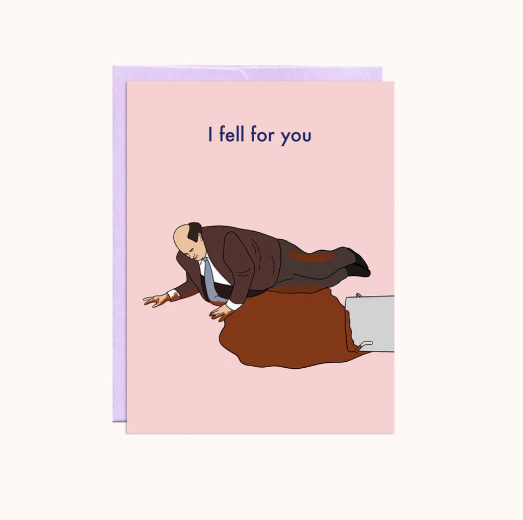 Kevin fell for you card