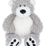 Grey + White Stuffed Bear