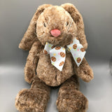 Brow Stuffed Bunny With Easter Egg Bow