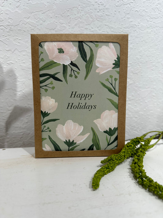 Happy Holidays Greeting Card - Box Set of 6