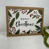 Merry Christmas Greeting Card - Box Set of 6