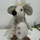 Plush Sitting Mouse