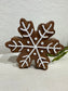 Gingerbread Snowflake Decor