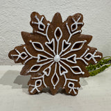 Gingerbread Snowflake Decor