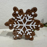 Gingerbread Snowflake Decor