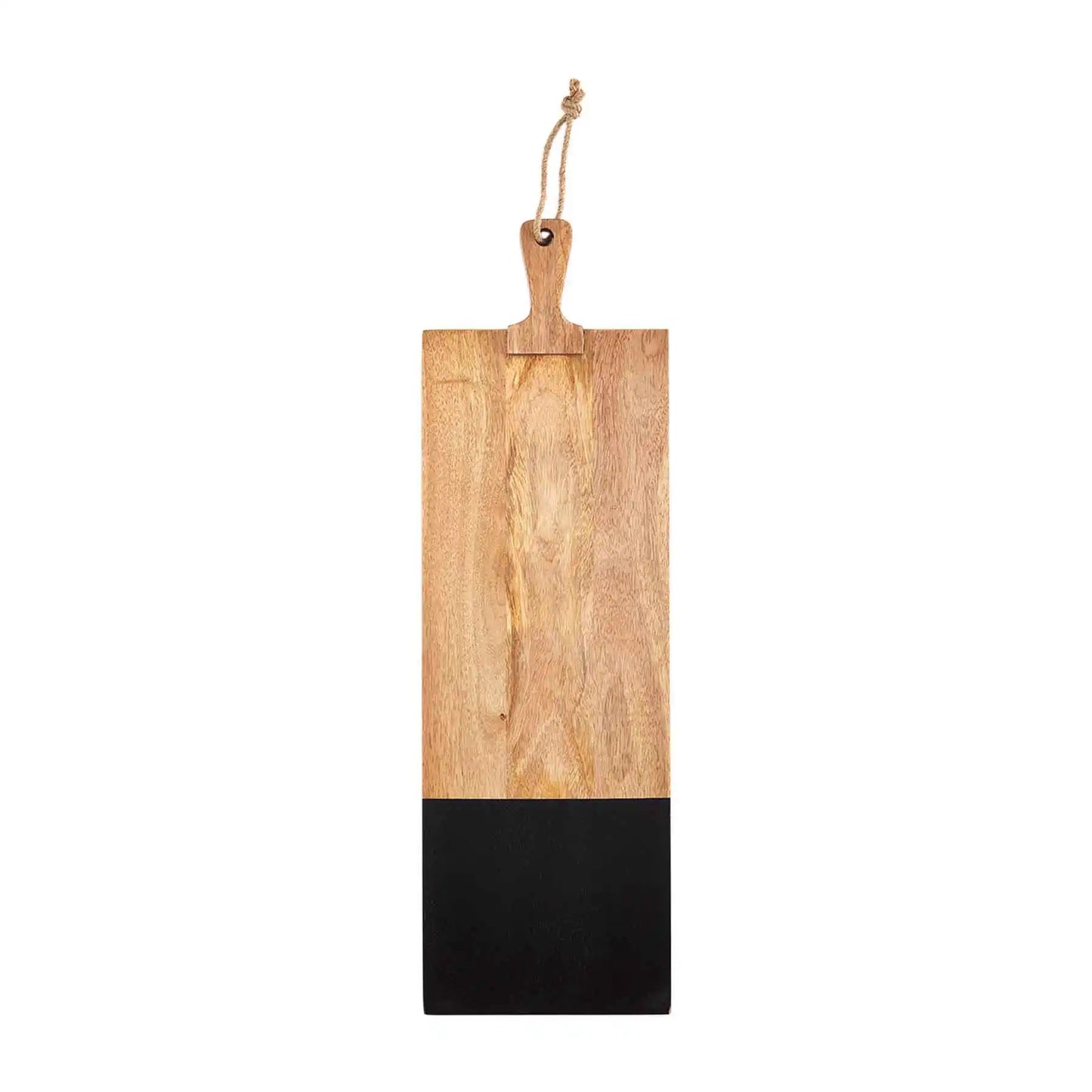 Black + Wood Serving Board