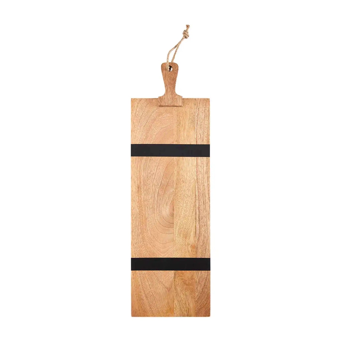 Black + Wood Serving Board