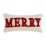 Embroidered Christmas Pillow