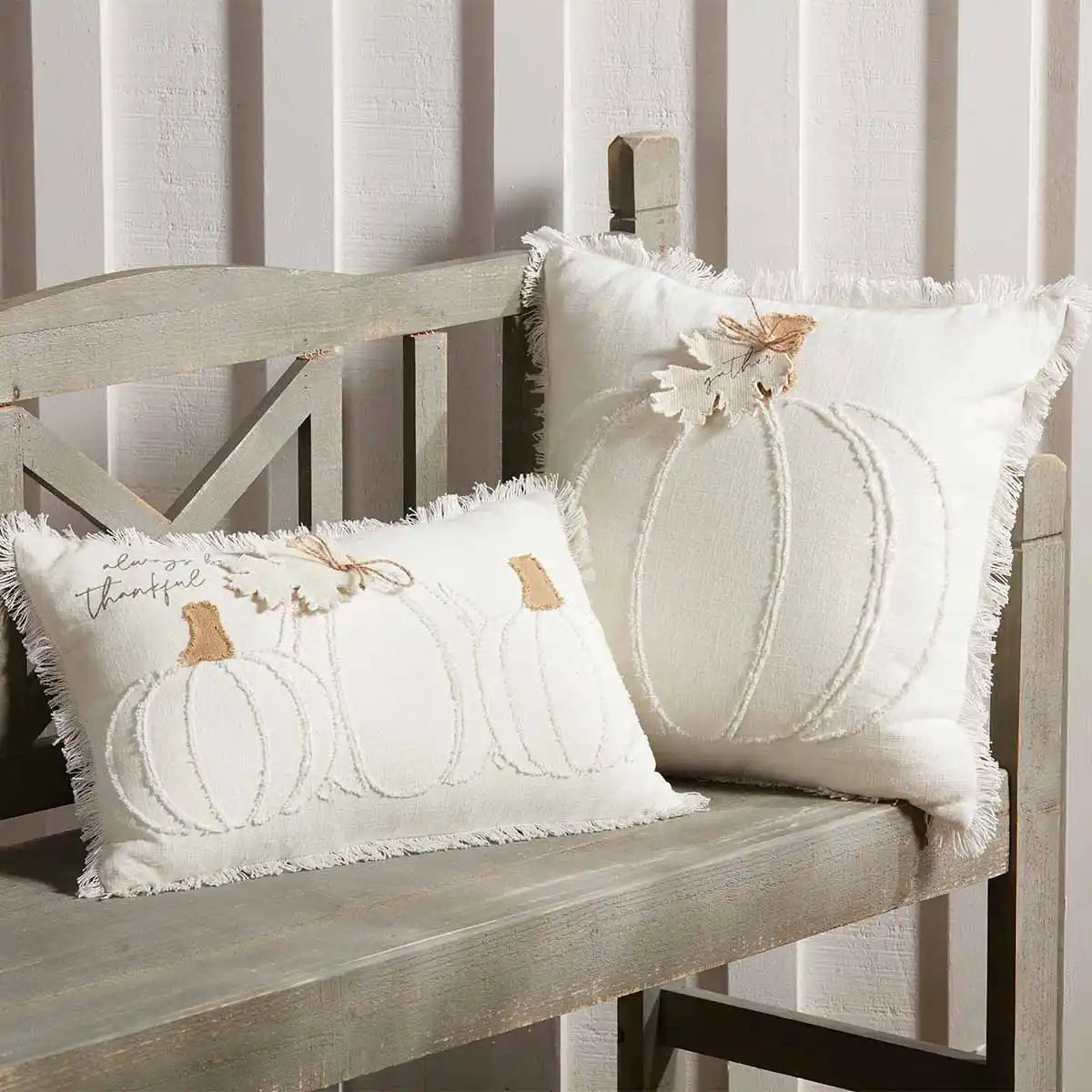 White Pumpkin Pillow