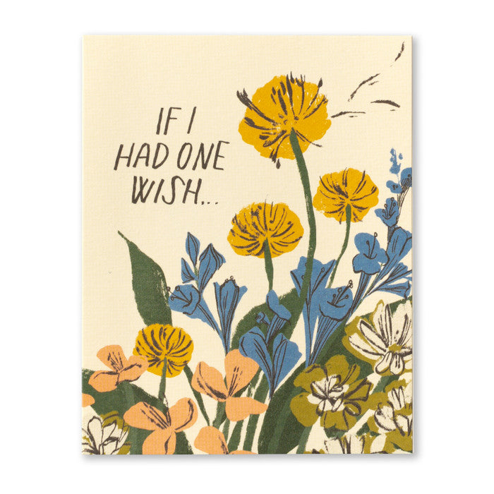 If I Had One Wish Birthday Card