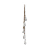 Balsam Bell and Jute Rope Swag - White