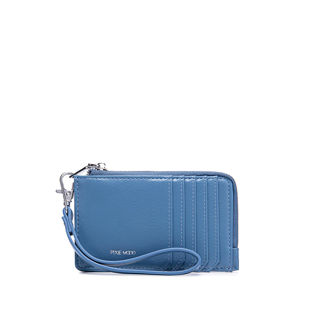 Quinn Card Wallet - Muted Blue