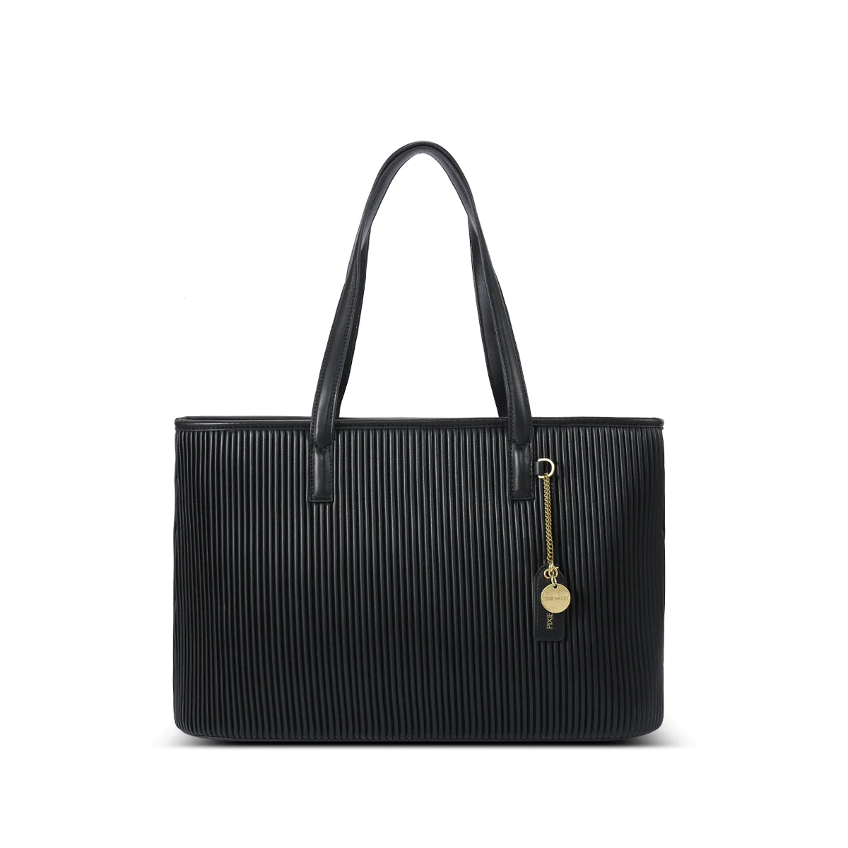 Sadie Tote - Black Pleated