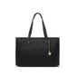 Sadie Tote - Black Pleated