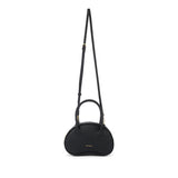 Bean Crossbody - Black Pebbled