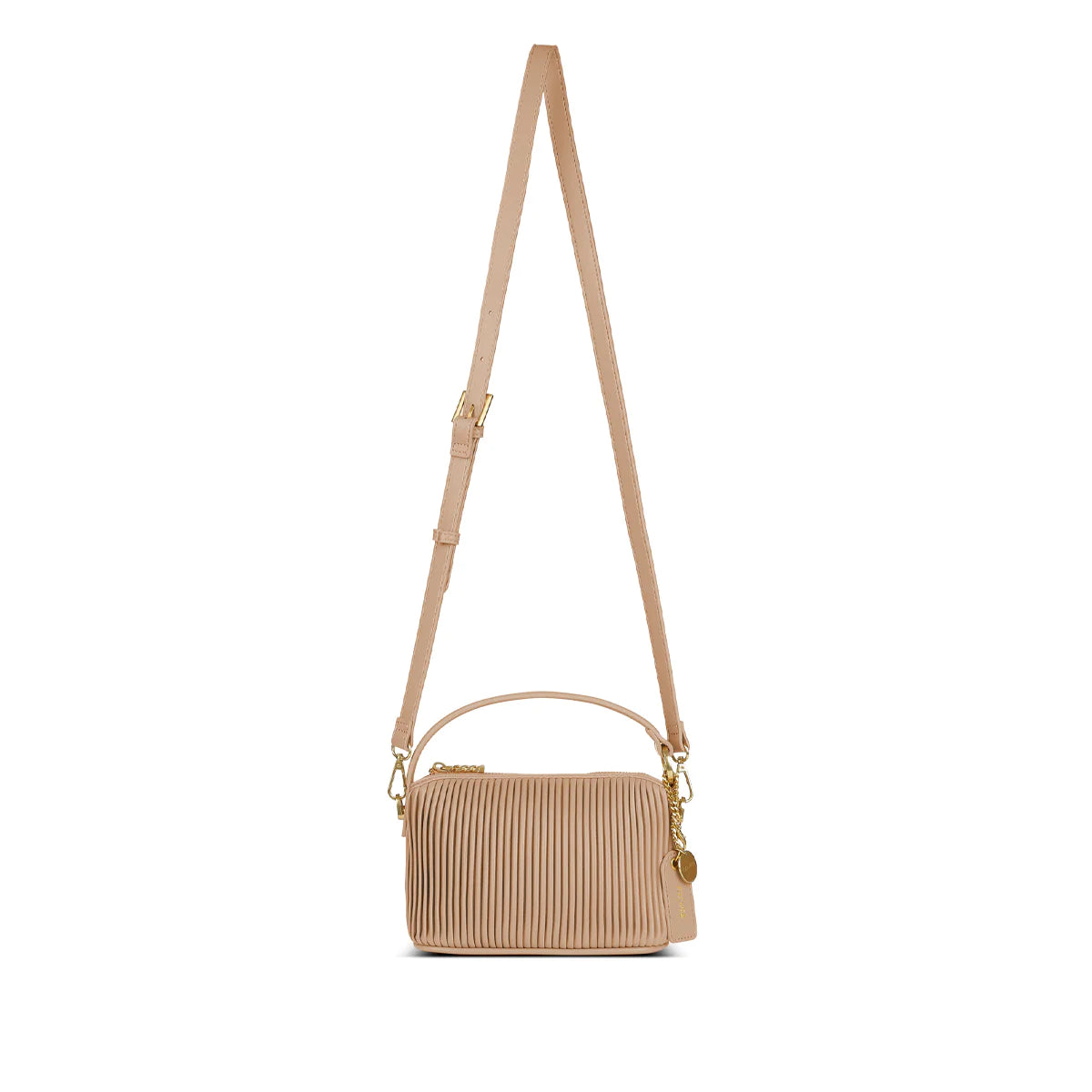 Ella Crossbody - Sand Pleated