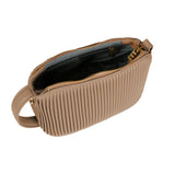 Ella Crossbody - Sand Pleated