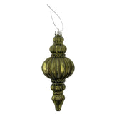 Belle Spindle Ornament - Green