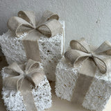 Neutral Gift Box Decor