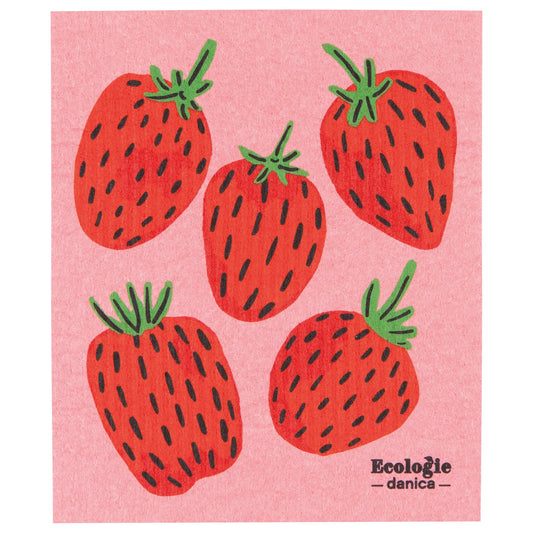 Strawberry Swedish Dishcloth