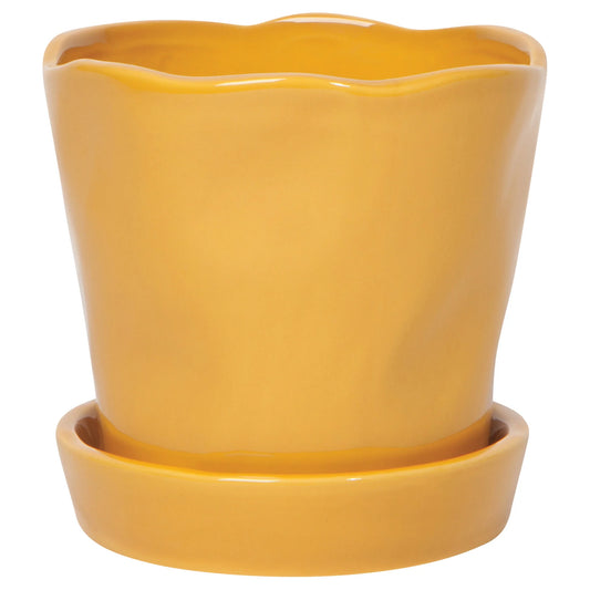 Ochre Chroma Plant Pot