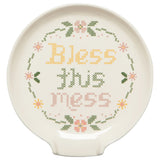 “Bless this mess” spoon rest