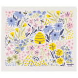 Bees and Blooms XL Swedish Dishcloth