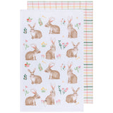 Easter Bunny Dishtowel Set of 2