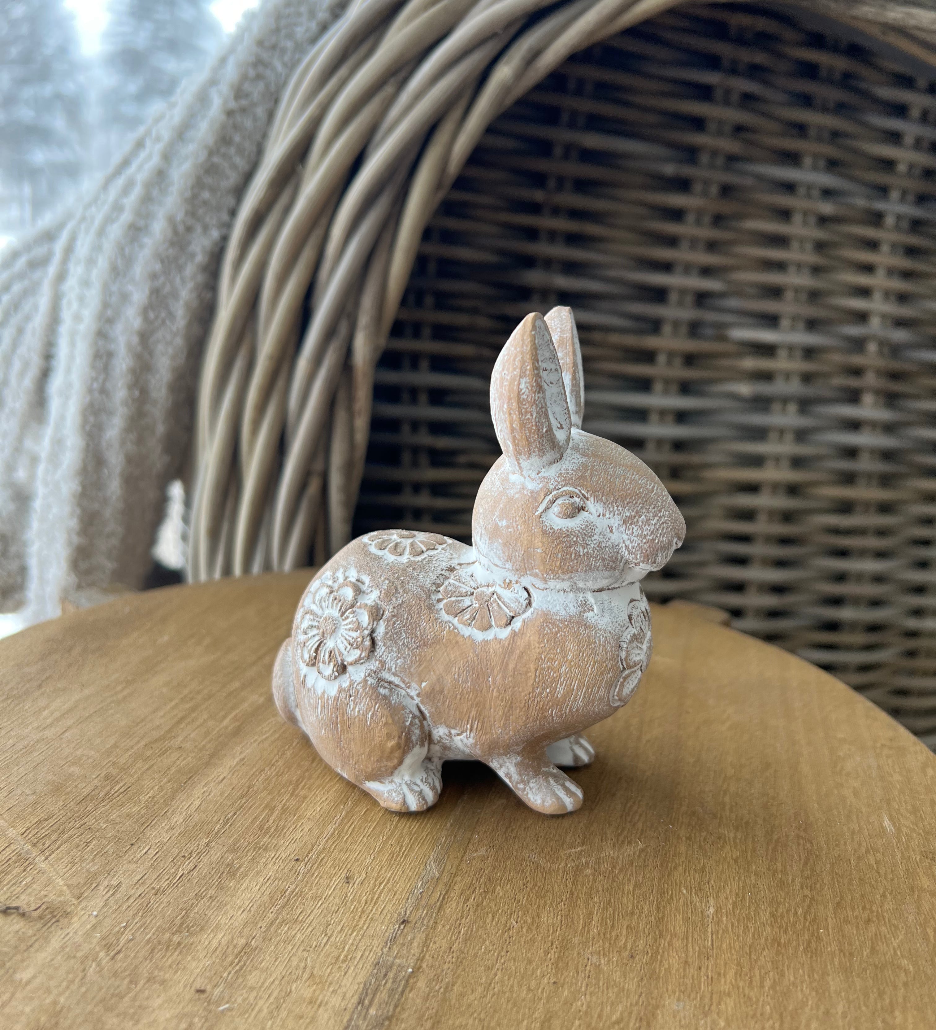 Cottage Rabbit Figurine