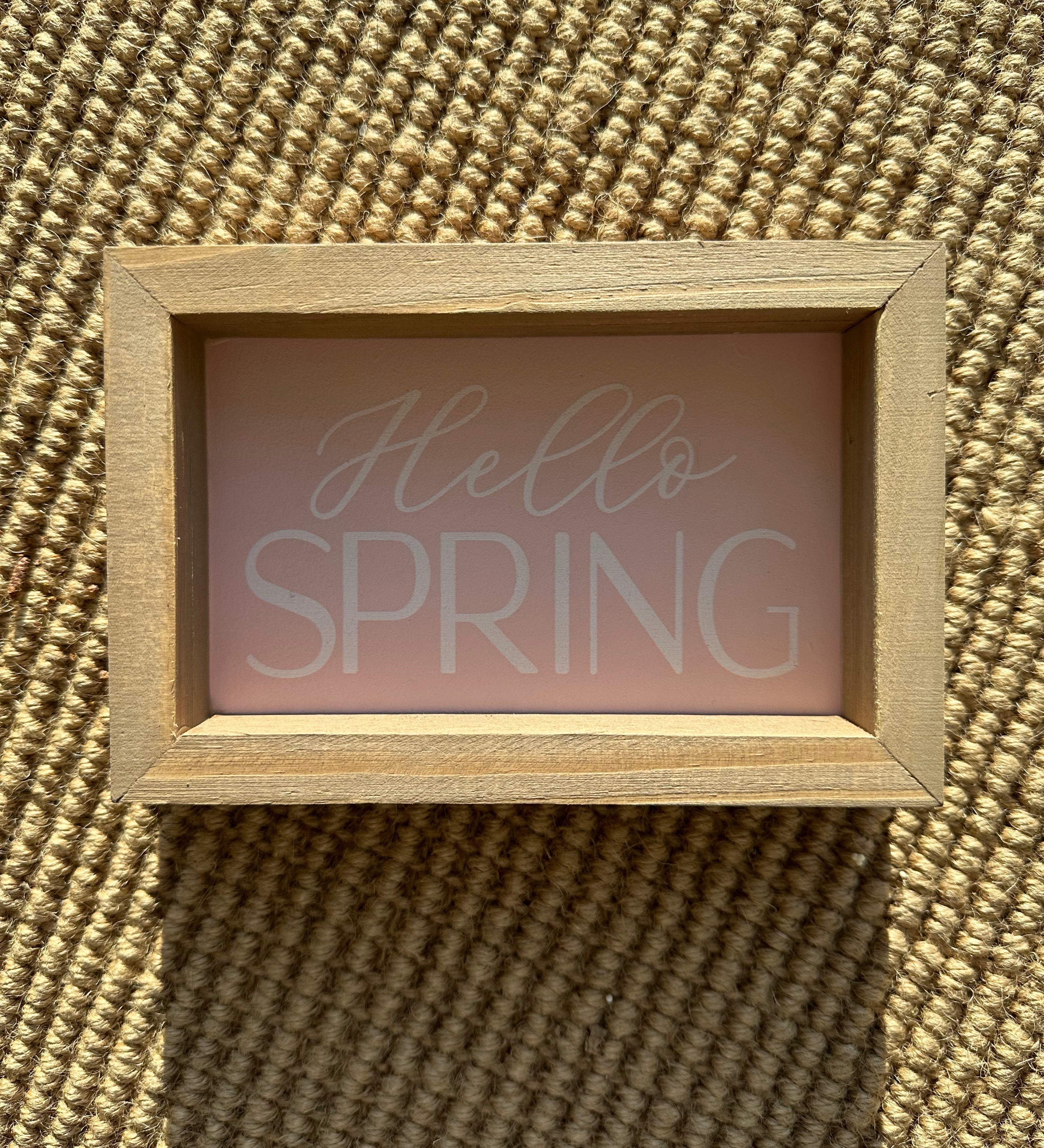 Assorted Spring Block Signs